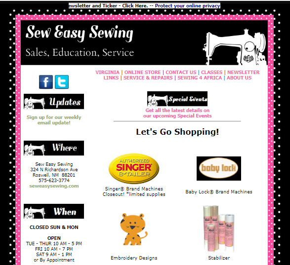 Sew Easy Sewing - New Mexico